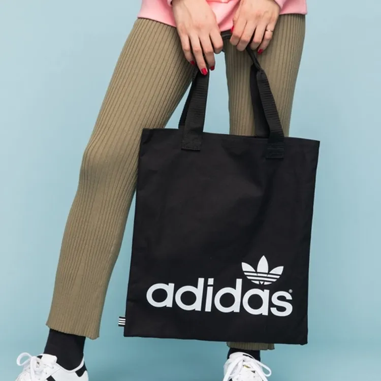Adidas Originals Cotton Sports Bag Shoulder Bag Regular Unisex Black-3