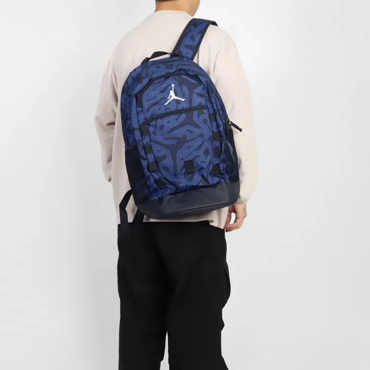 Jordan Polyester Backpack Regular Unisex Navy-3