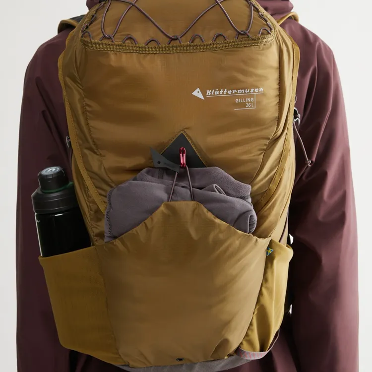 KLATTERMUSEN Recycled Polyamide Backpack Regular Unisex Olive-4