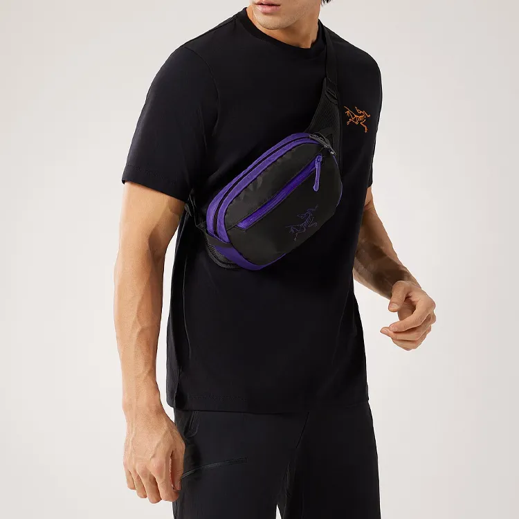 Arcteryx ARRO Nylon Fanny Pack Regular Men's Silver Dream Purple-4