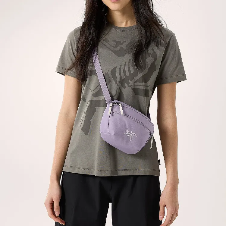 Arcteryx Mantis Recycled Polyester One Shoulder Crossbody Bag Sling Bag Fanny Pack Regular Unisex Purple-2