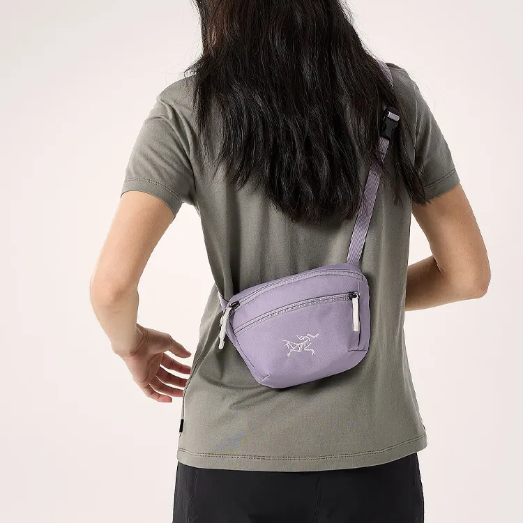Arcteryx Mantis Recycled Polyester One Shoulder Crossbody Bag Sling Bag Fanny Pack Regular Unisex Purple-4