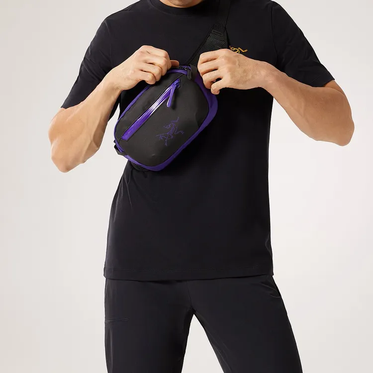 Arcteryx ARRO Nylon Fanny Pack Regular Men's Silver Dream Purple-3
