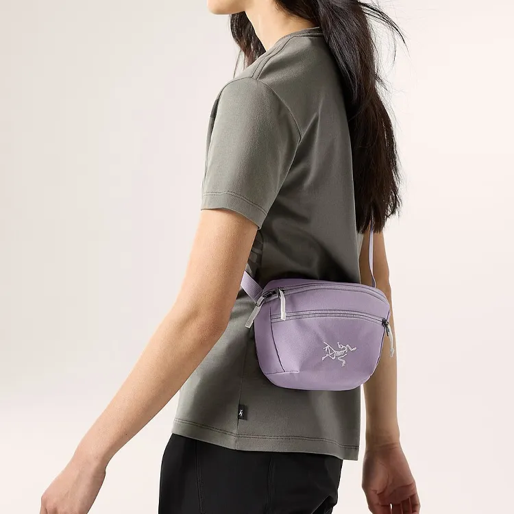 Arcteryx Mantis Recycled Polyester One Shoulder Crossbody Bag Sling Bag Fanny Pack Regular Unisex Purple-3