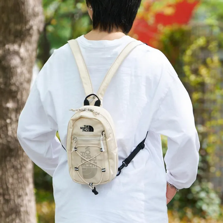 THE NORTH FACE Polyester Backpack Unisex Cream-4