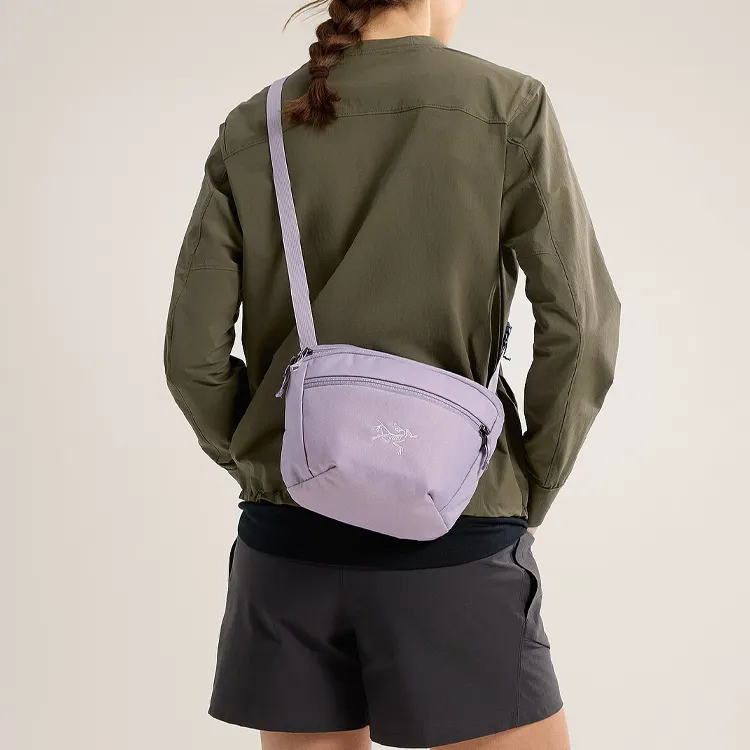 Arcteryx Mantis 2 Recycled Polyester Shoulder Bag Crossbody Bag Fanny Pack Large Size Unisex Purple-3