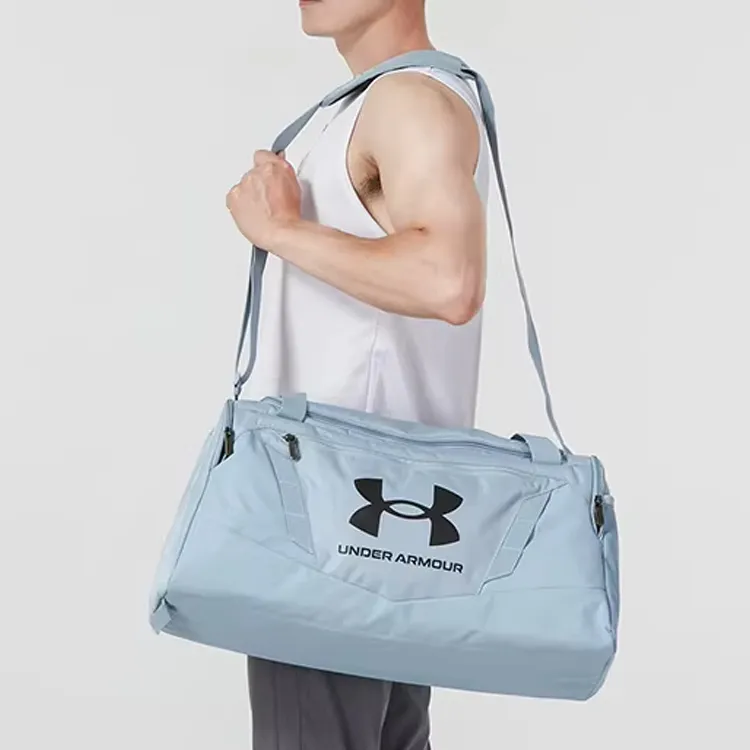 Under Armour Polyester Handbag Travel Bag Trumpets Unisex Harbor Blue-2