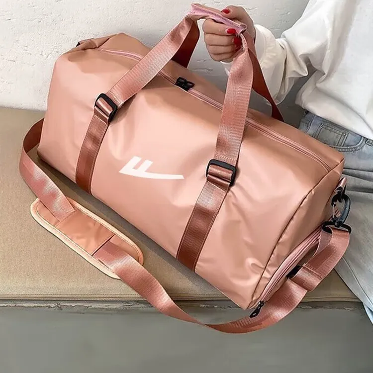 Warrior Oxford Handbag Shoulder Bag Crossbody Bag Travel Bag Regular Unisex Pink-3