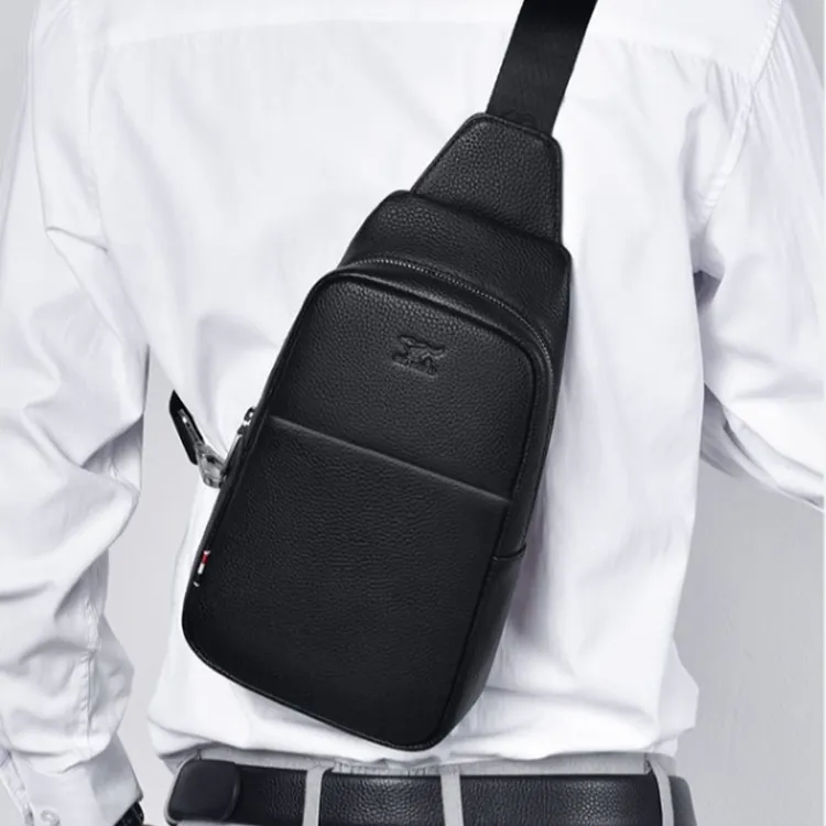 SEPTWOLVES Cow Leather Shoulder Bag, Crossbody Bag, Fanny Pack, Sling Bag Regular Men's-4