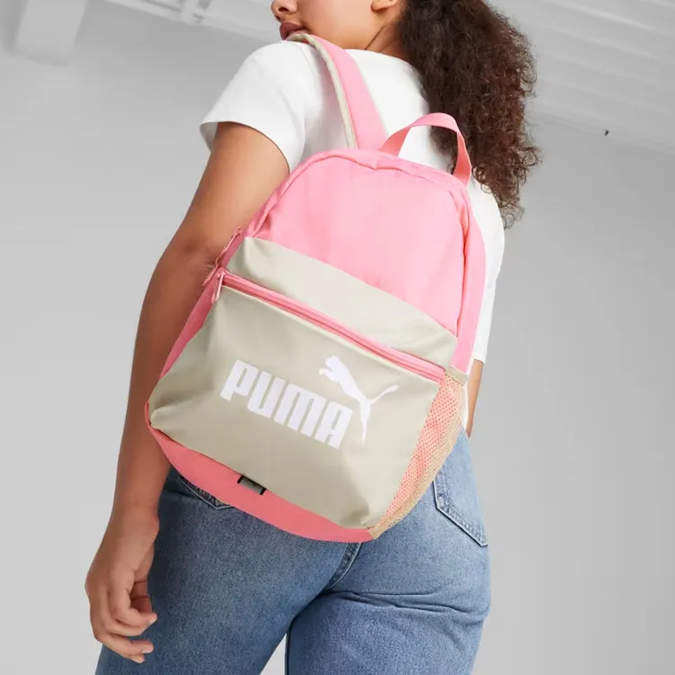 PUMA PHASE Fabric Backpack Small Size Women's Bright Pink-2