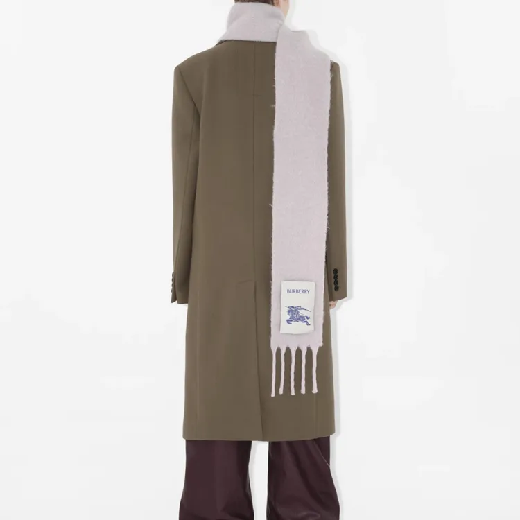 Burberry Knit Scarves Unisex Soft Mist Color-3