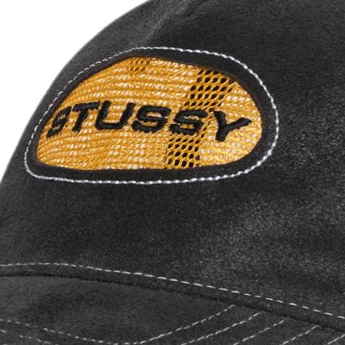 Stussy Low Pro Trucker Cut-Out Leather Snapback - Cheap Rcj