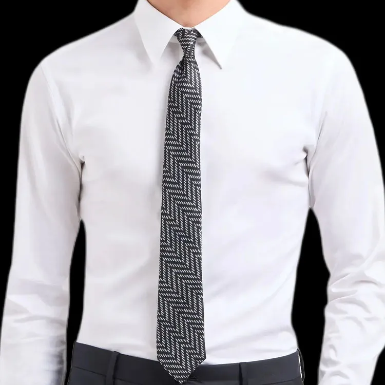 GIORGIO ARMANI Asv Silk Tie With Geometric Print-1