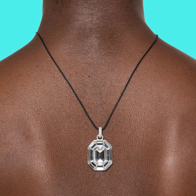 Swarovski Lucent Crystal Pendant Necklace-3