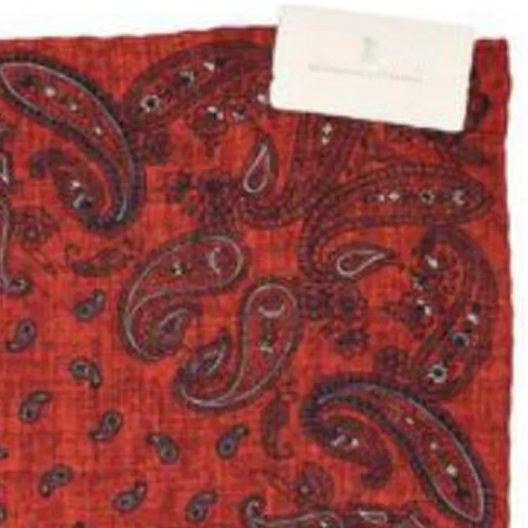 Brunello Cucinelli Bandana-print Pocket Square-1