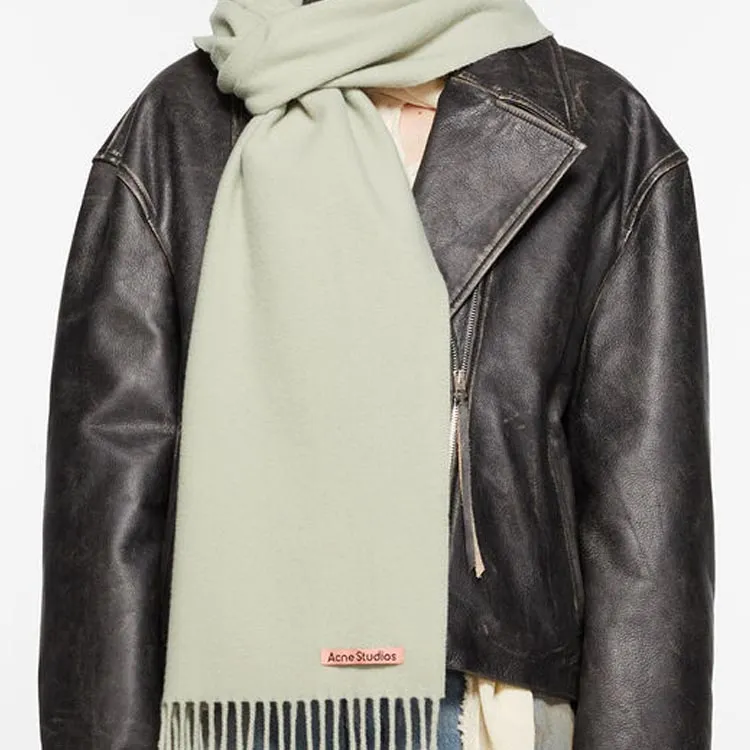 Acne Studios Fringed Wool Scarf-3