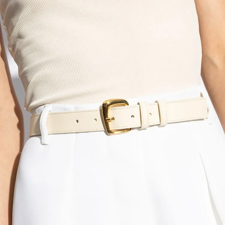 Jacquemus La Ceinture Ovalo J Buckle Belt-2