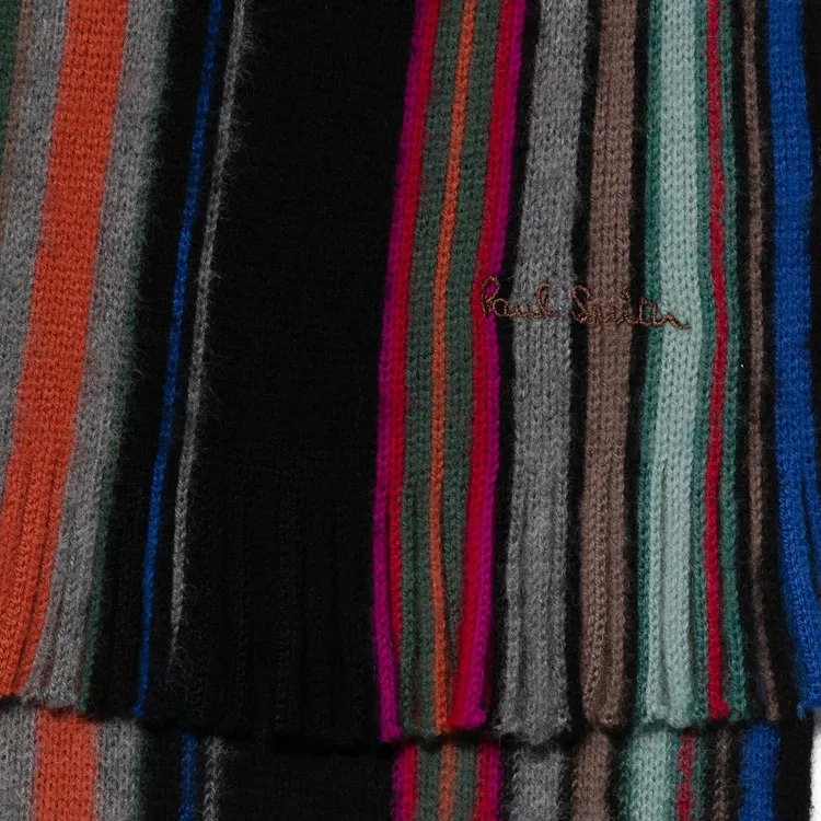Paul Smith Scarf With Striped Pattern-2