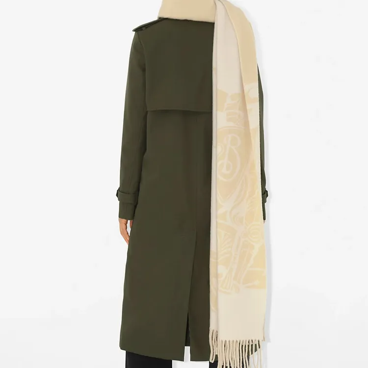 Burberry Equestrian Knight Cashmere Scarf-2