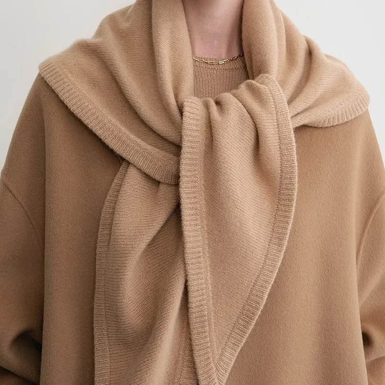 TOTEME Wool Shawls Women's Camel-2