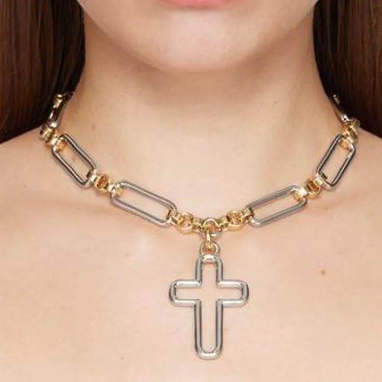 Laura Lombardi 14K Gold Necklaces Women's Gold/Silver-2