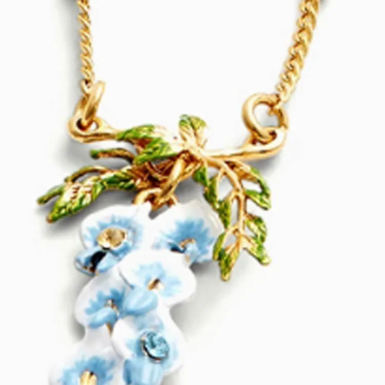 LES NEREIDES Gold Plated Necklaces Women's Blue-2