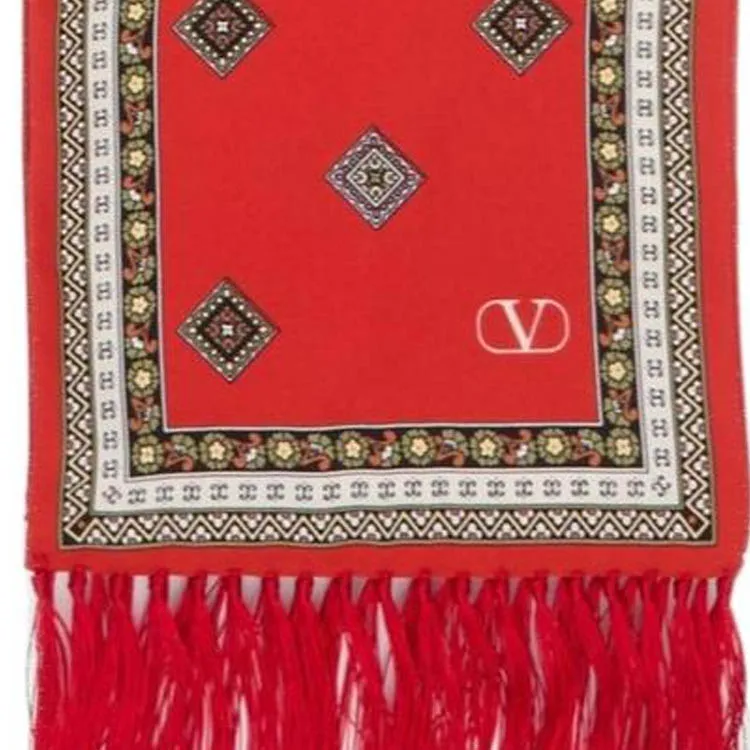 Valentino Chamber Silk Bandeau Scarf-2