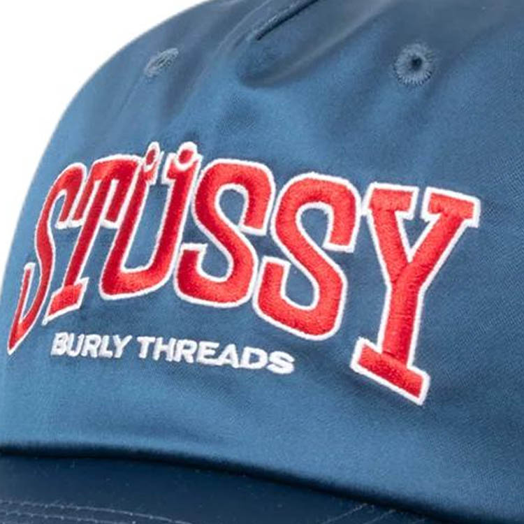 Stussy Mid Depth Burly Threads Snapback - POIZON