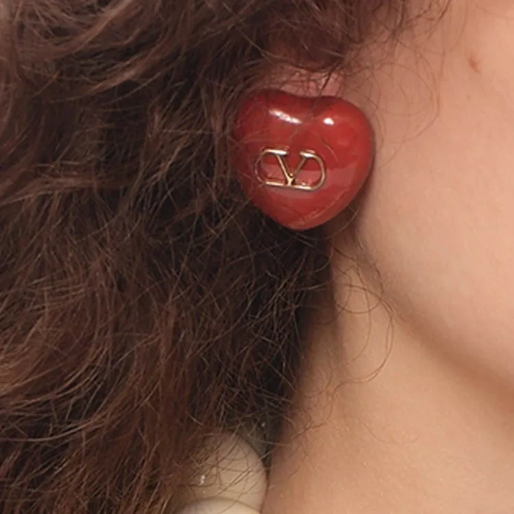 Valentino Garavani Coeur Royal Earrings-4