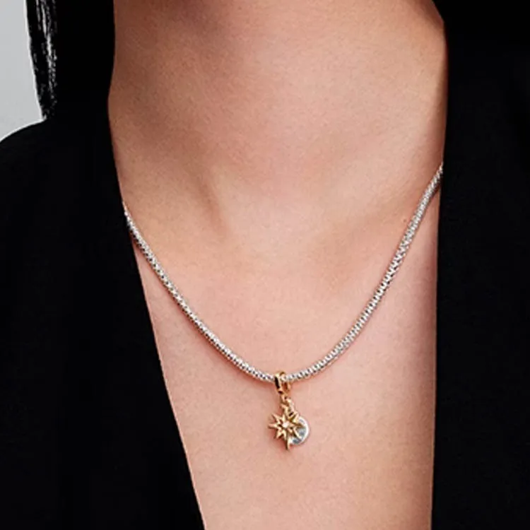 Pandora Gold Plated Charms / Pendants Women's Gold/Silver-2