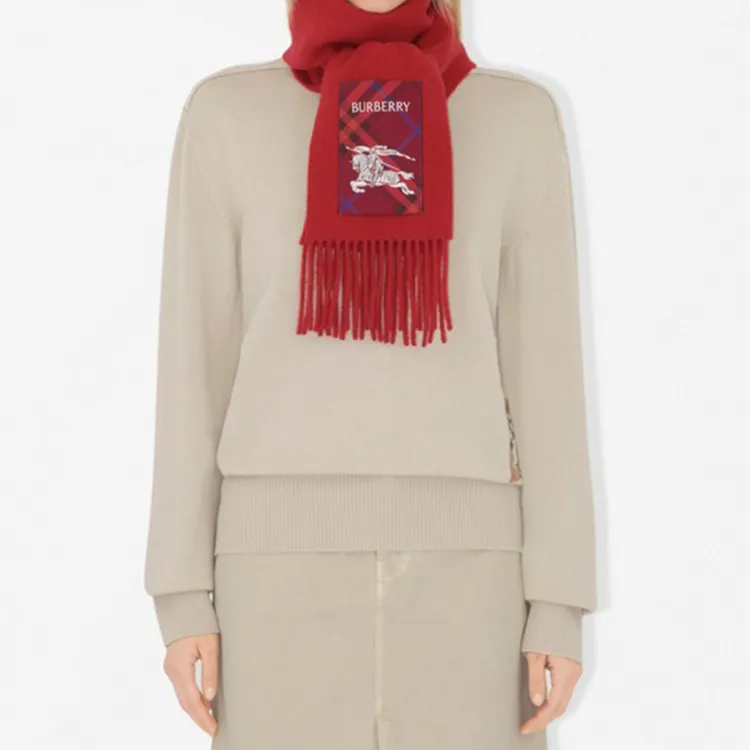 Burberry Solid Label Scarf-2
