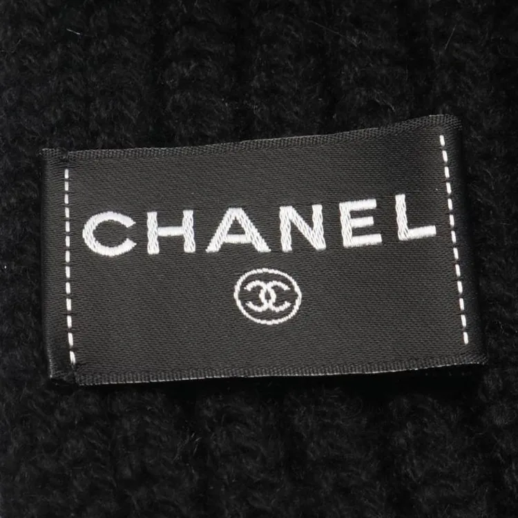 CHANEL 1986 1988 Logo embroidered Scarf-1