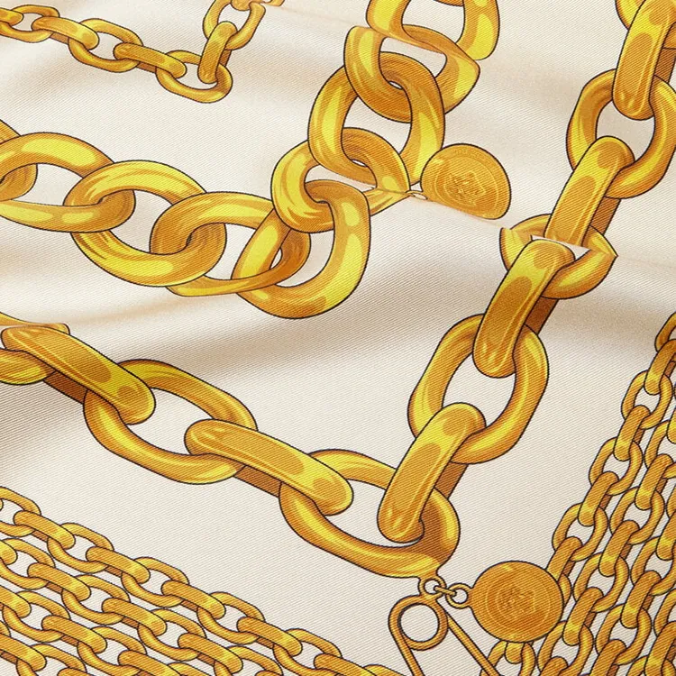 VERSACE Chain Link-print Scarf-1