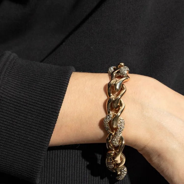 TORY BURCH Embellished Chained Bracelet-2