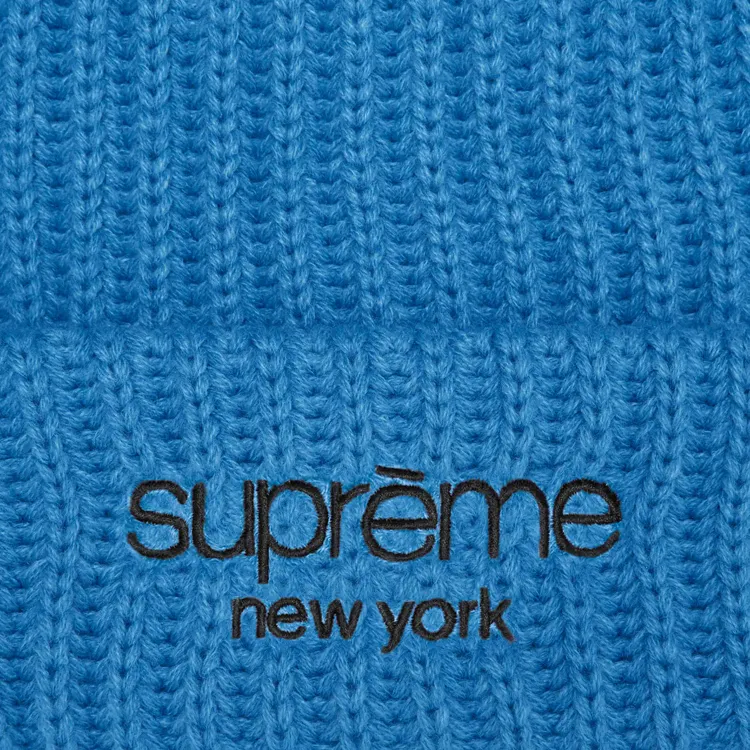 Supreme Classic Logo Chunky Ribbed Beanie-3