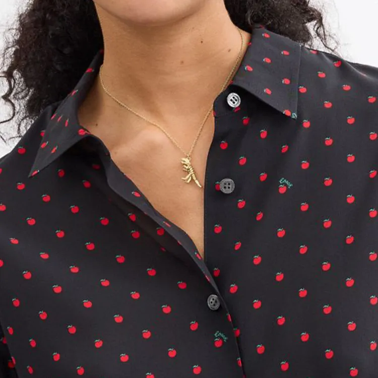 COACH Brass Plated Necklaces Women's Gold-2
