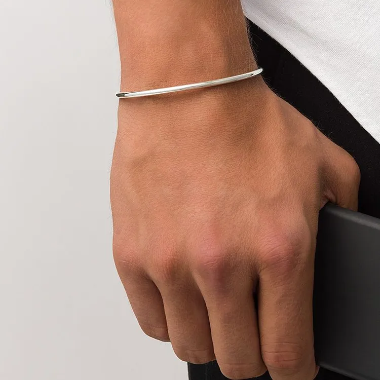 Le Gramme Polished Bangle Bracelet-1
