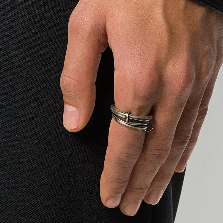 Werkstatt Munchen Double Band Ring-2