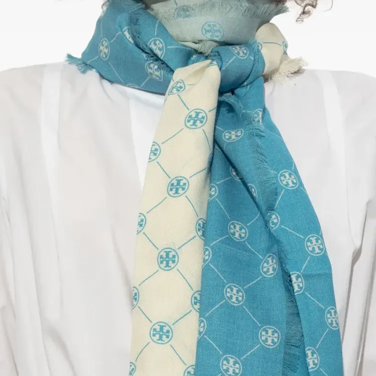 TORY BURCH T Monogram Scarf-1