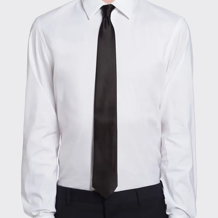 PRADA Silk, Satin Ties Men's Brown-1