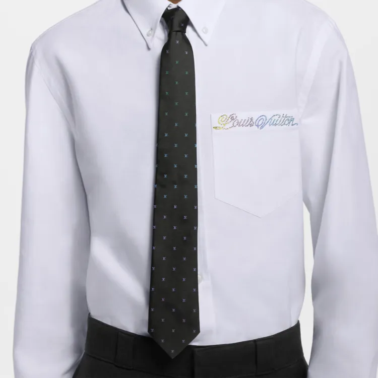 LOUIS VUITTON Lv Blason Shading Tie-1