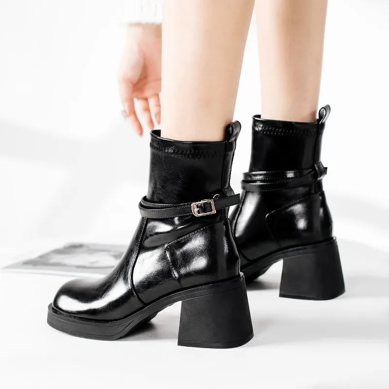 Wonderful Couple Ankle Boots 7cm Women's-6