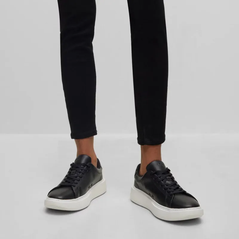 HUGO BOSS Skateboard Shoes Women's Low-Top White-4