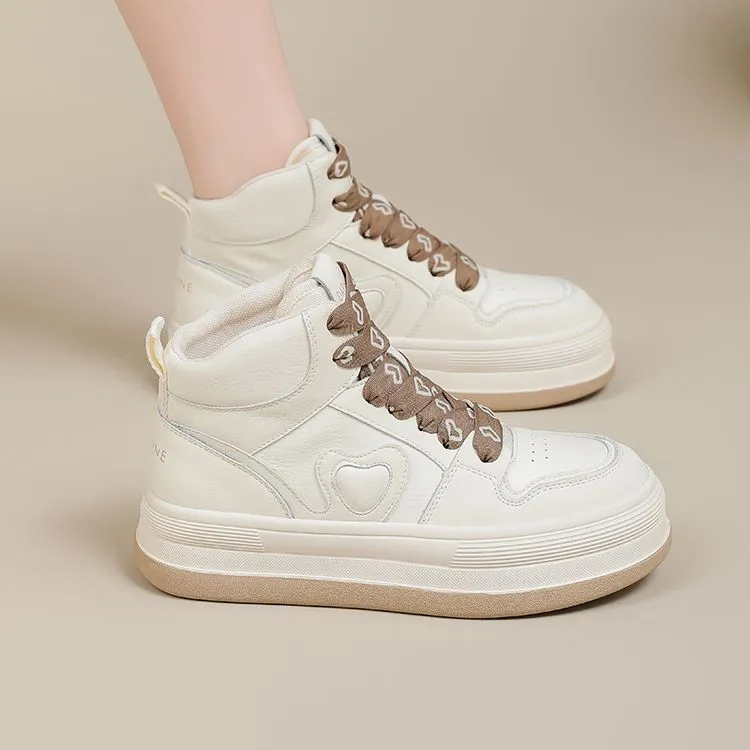 DAPHNE Slip Resistant High Top Skateboard Shoes Women's-1