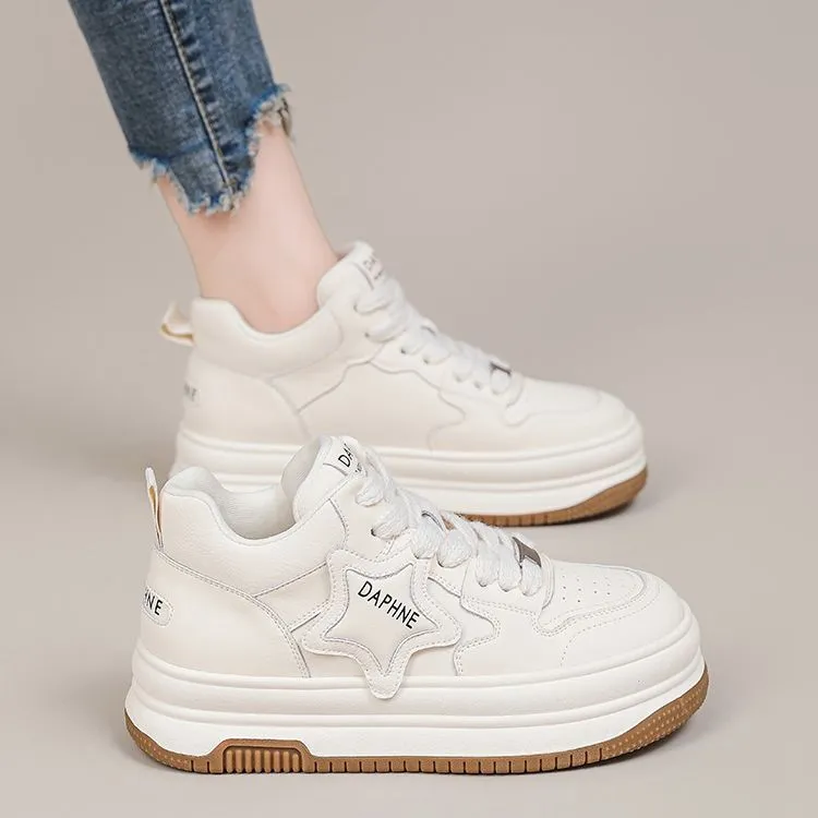 DAPHNE Slip Resistant High Top Skateboard Shoes 4.5CM Women's-1