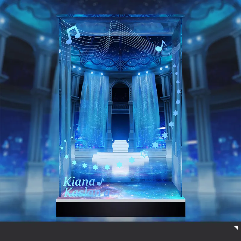 MIHOYO Kiana Honkai Impact 3 'Nocturne Symphony' Figure Display Case Model Accessories 22cm-2