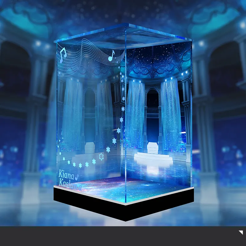 MIHOYO Kiana Honkai Impact 3 'Nocturne Symphony' Figure Display Case Model Accessories 22cm-3