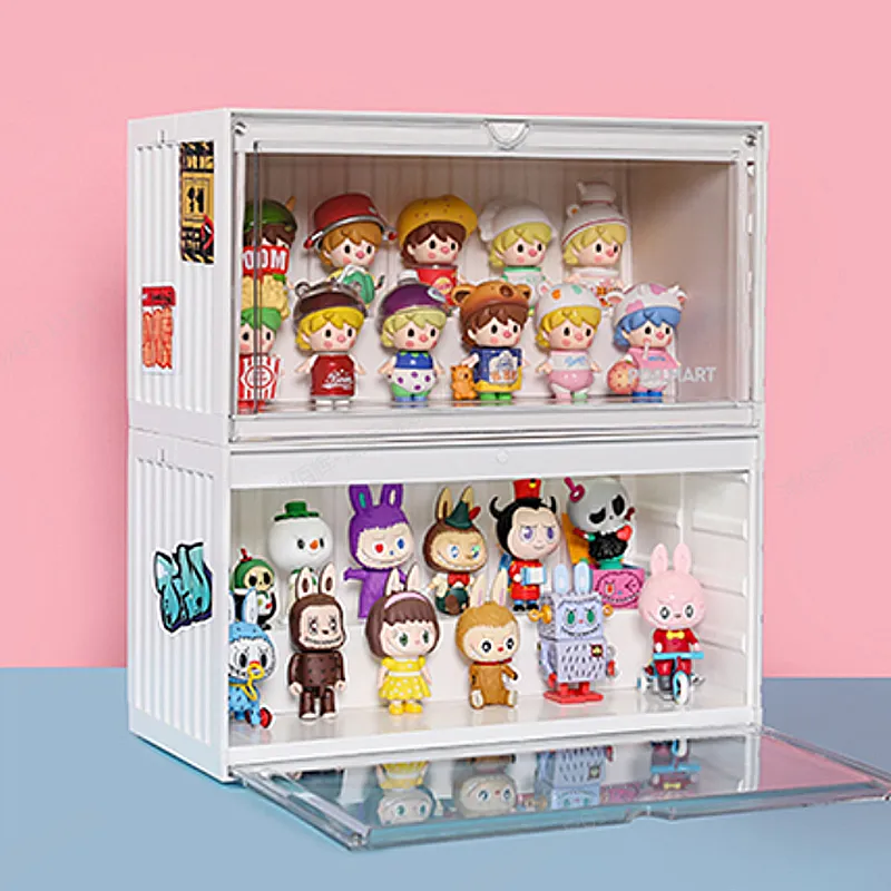 POP MART Container Luminous Display Case 19cm Model Accessories-1