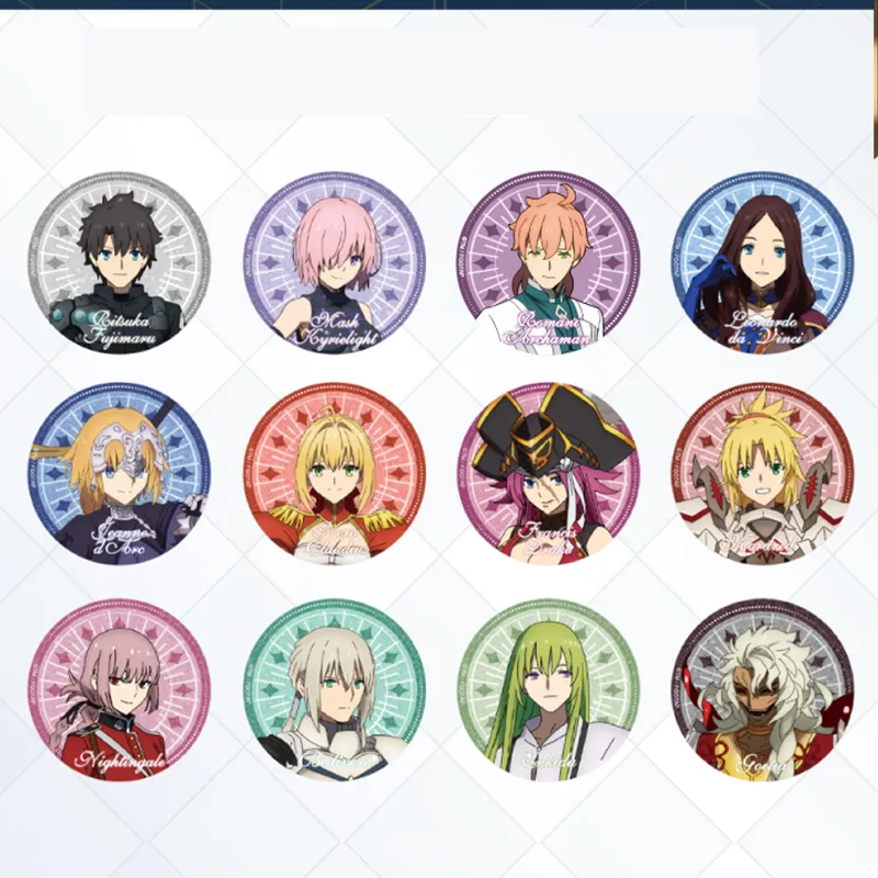 Aiman Fate/Grand Order Final Singularities Solomon's Temple Of Time Double Flash Emblem 1 Box 12 Pcs IP Merch-2
