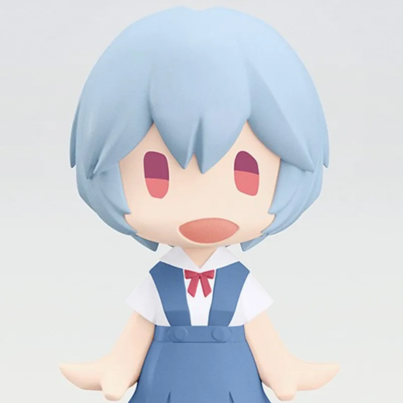 GSC Rei Ayanami HELLO! GOOD SMILE EVA School Uniform In Stock Chibi Figures-1